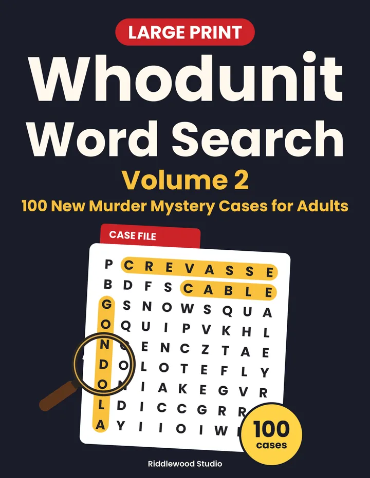 Cover of Whodunit Word Search Volume 2